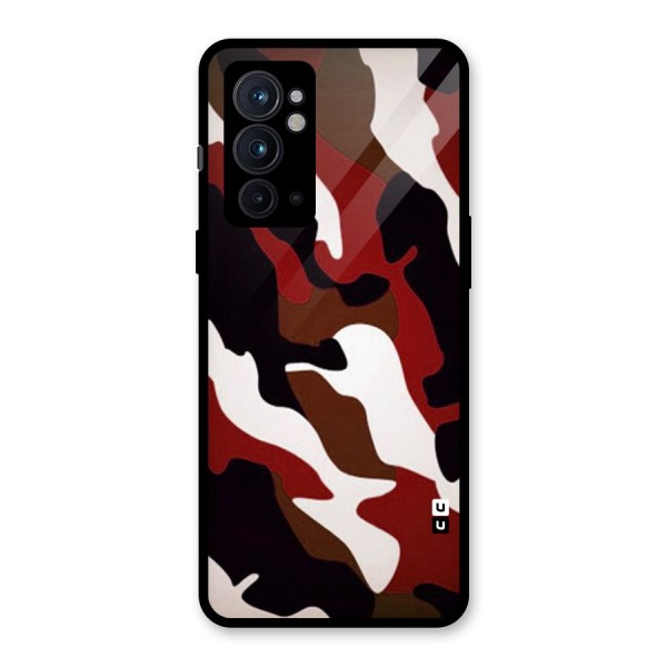 Leapord Pattern Glass Back Case for OnePlus 9RT 5G