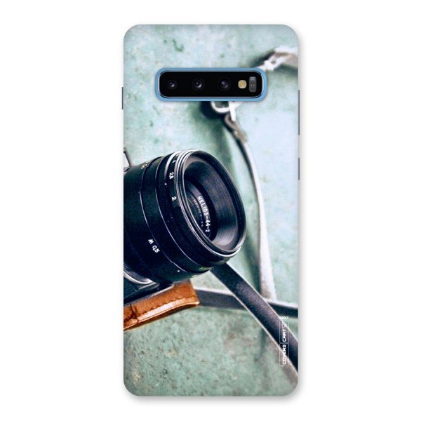 Leather Camera Lens Back Case for Galaxy S10 Plus