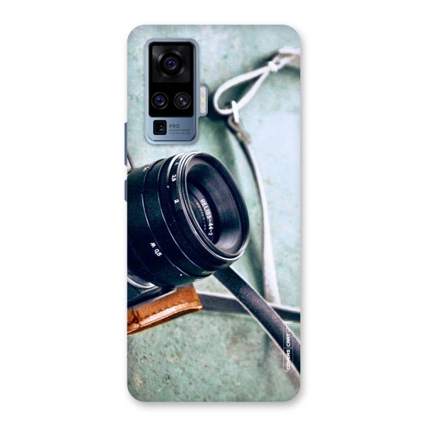 Leather Camera Lens Back Case for Vivo X50 Pro