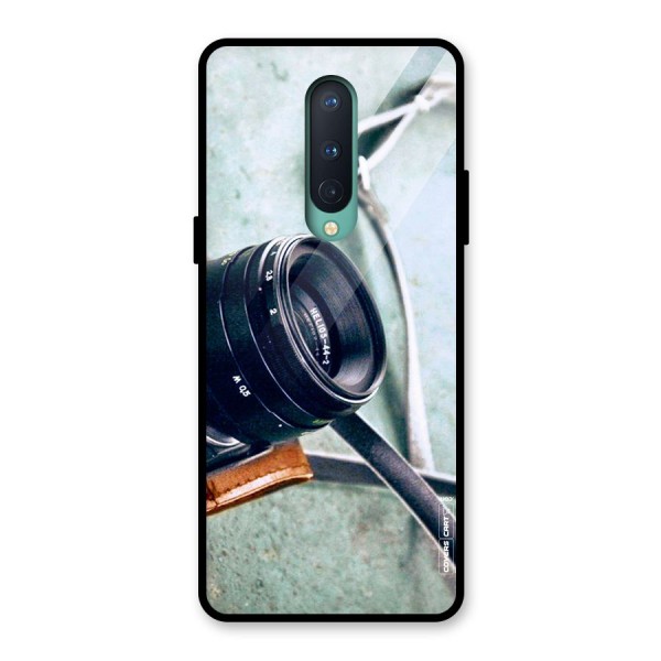 Leather Camera Lens Glass Back Case for OnePlus 8