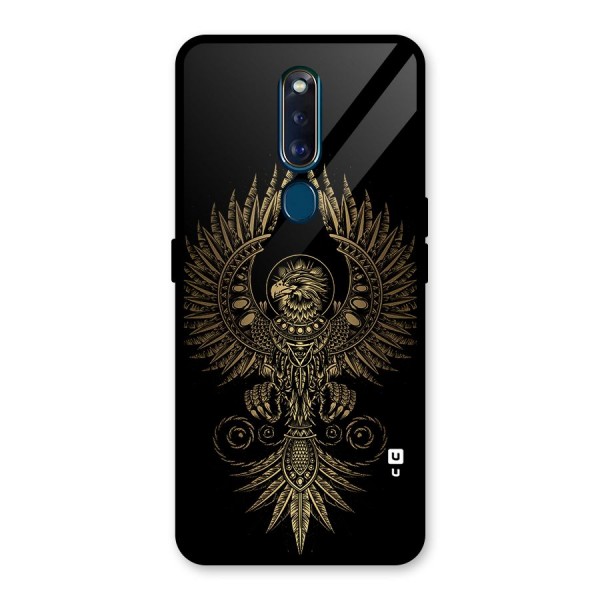 Legendary Phoenix Glass Back Case for Oppo F11 Pro