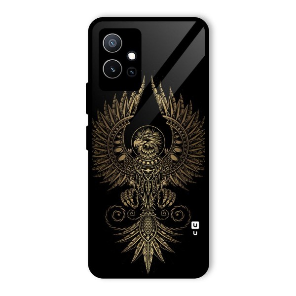 Legendary Phoenix Glass Back Case for Vivo T1 5G