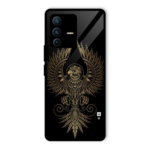 Legendary Phoenix Glass Back Case for Vivo V23 Pro