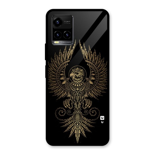 Legendary Phoenix Glass Back Case for Vivo Y21 2021