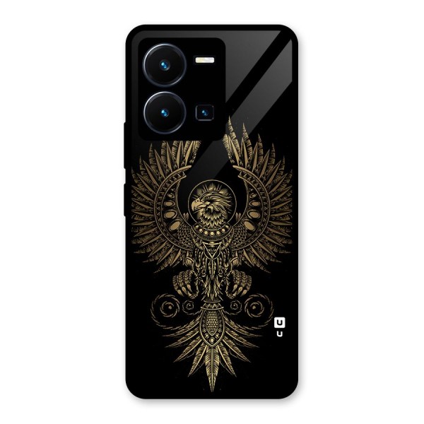 Legendary Phoenix Glass Back Case for Vivo Y35