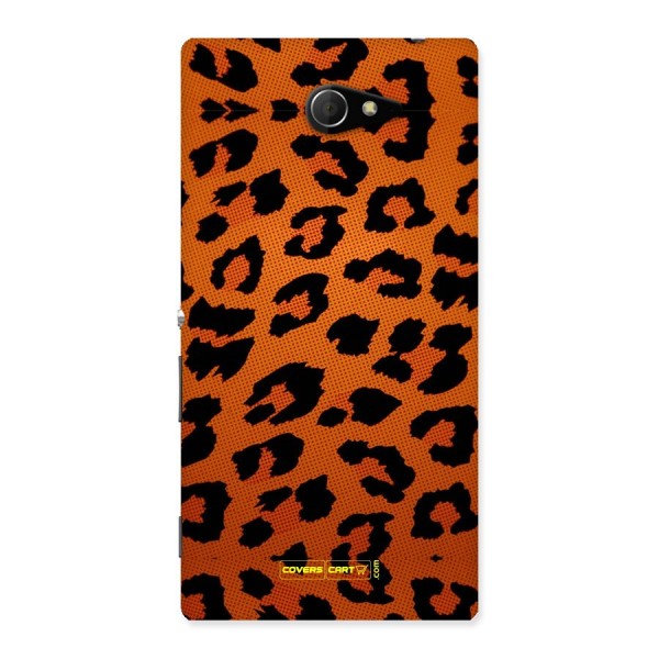 Leopard Back Case for Sony Xperia M2