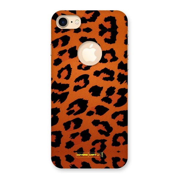 Leopard Back Case for iPhone 8 Logo Cut