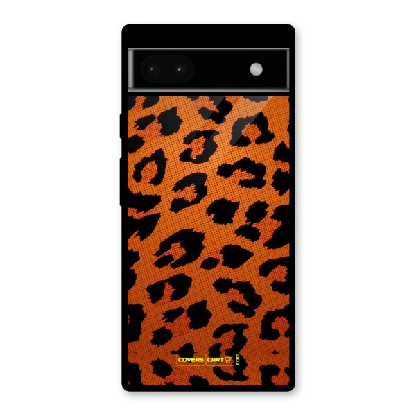 Leopard Glass Back Case for Google Pixel 6a