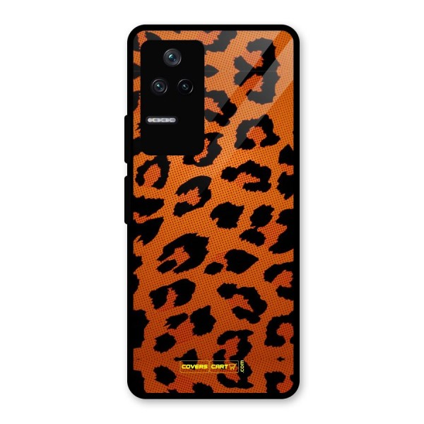 Leopard Glass Back Case for Poco F4 5G