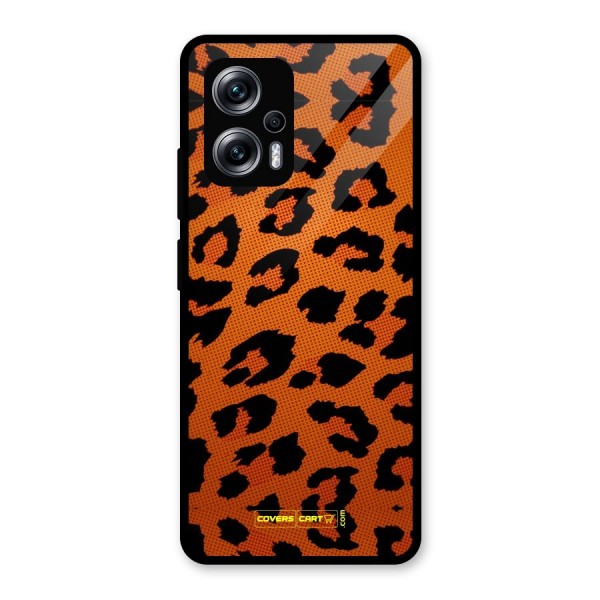 Leopard Glass Back Case for Redmi K50i