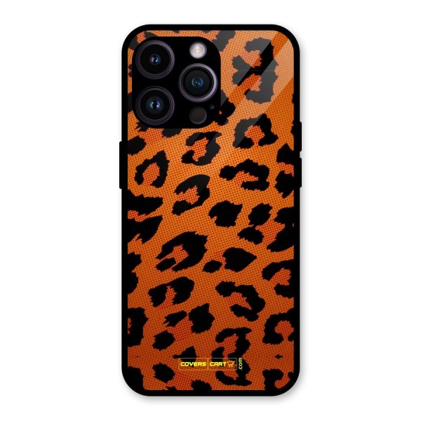Leopard Glass Back Case for iPhone 14 Pro Max
