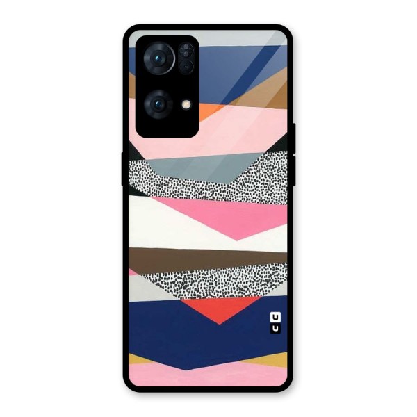 Lethal Abstract Glass Back Case for Oppo Reno7 Pro 5G