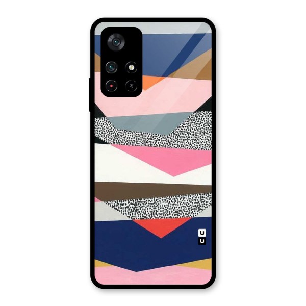 Lethal Abstract Glass Back Case for Poco M4 Pro 5G