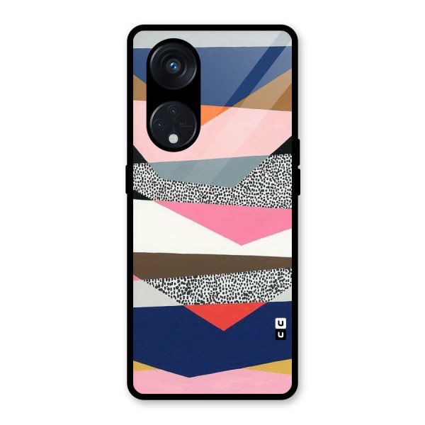 Lethal Abstract Glass Back Case for Reno8 T 5G