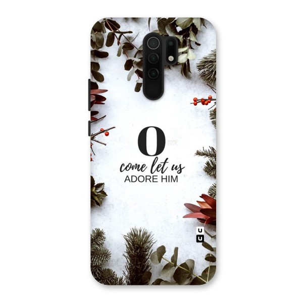 Lets Adore Him Back Case for Redmi 9 Prime