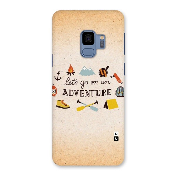 Lets Adventure Life Back Case for Galaxy S9