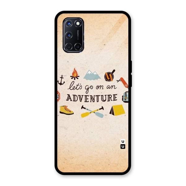 Lets Adventure Life Glass Back Case for Oppo A52