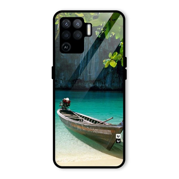 Lets Cross Over Glass Back Case for Oppo F19 Pro