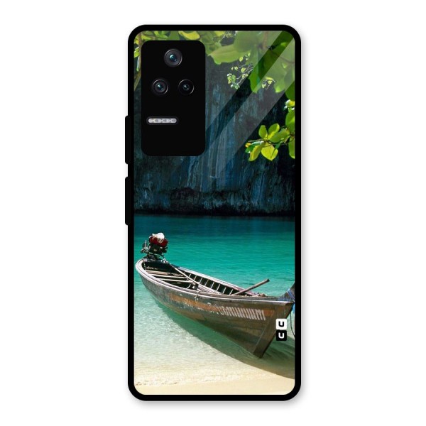 Lets Cross Over Glass Back Case for Poco F4 5G