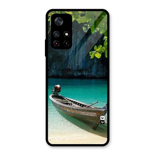 Lets Cross Over Glass Back Case for Poco M4 Pro 5G