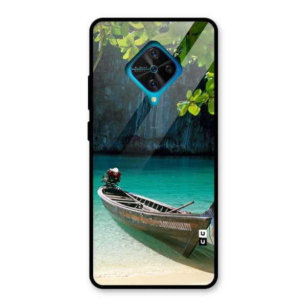 Lets Cross Over Glass Back Case for Vivo S1 Pro