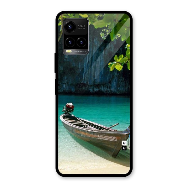 Lets Cross Over Glass Back Case for Vivo Y21 2021