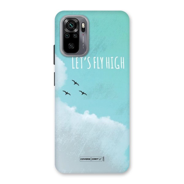 Lets Fly High Back Case for Redmi Note 10