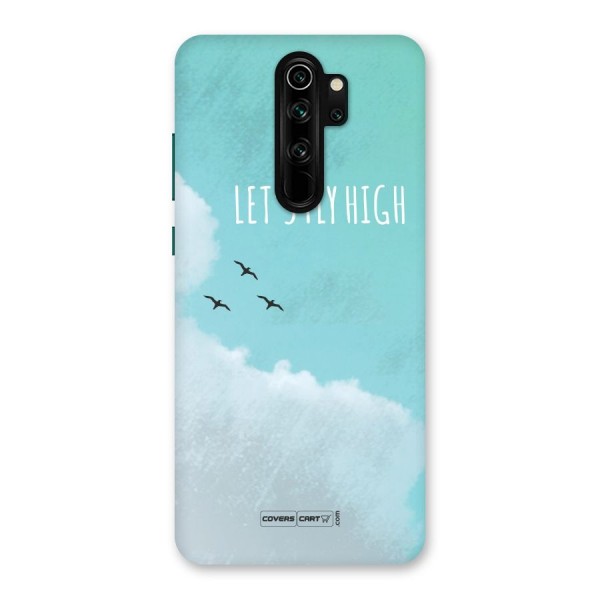 Lets Fly High Back Case for Redmi Note 8 Pro