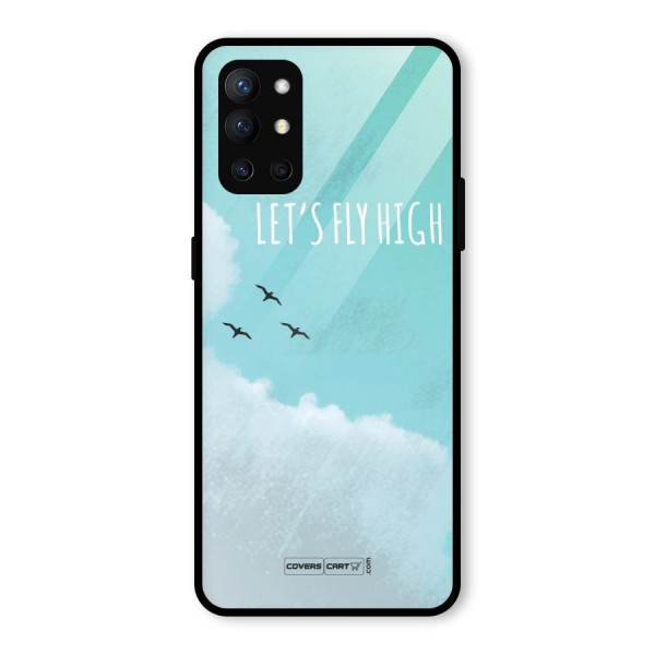 Lets Fly High Glass Back Case for OnePlus 9R