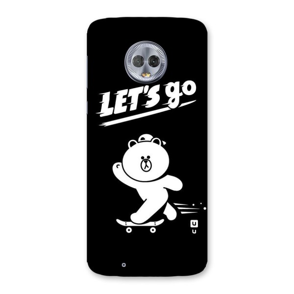 Lets Go Art Back Case for Moto G6