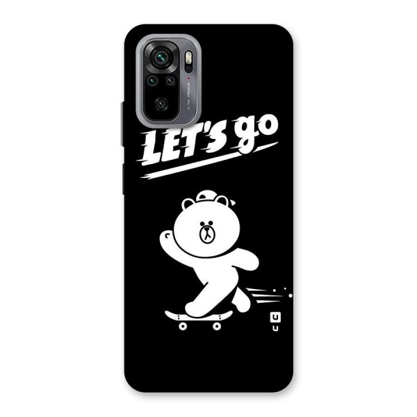 Lets Go Art Back Case for Redmi Note 10