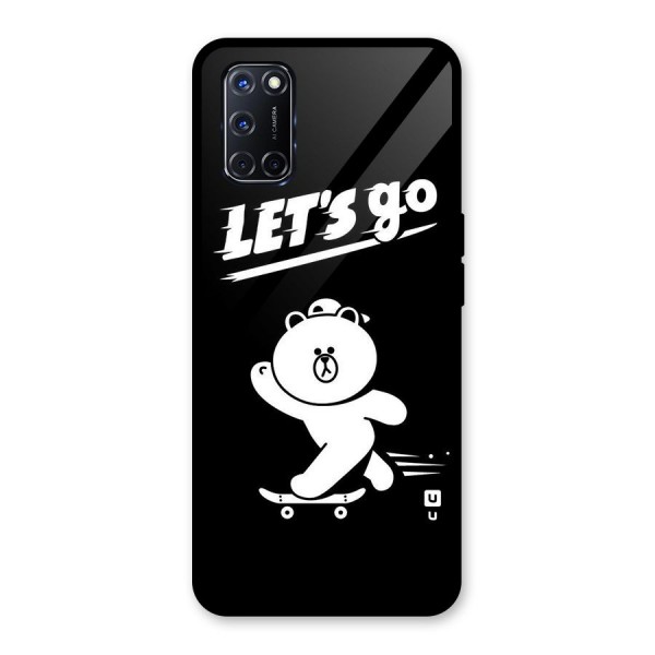 Lets Go Art Glass Back Case for Oppo A52