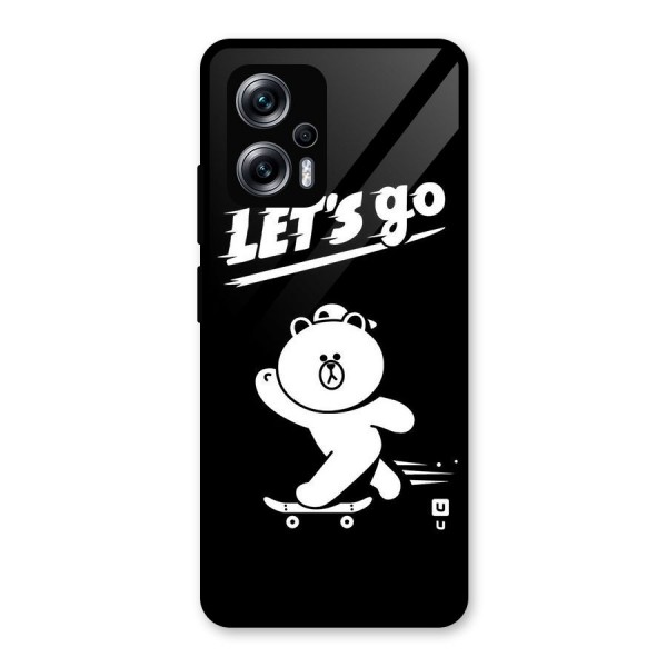 Lets Go Art Glass Back Case for Redmi K50i