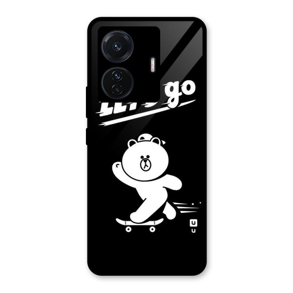 Lets Go Art Glass Back Case for Vivo T1 Pro