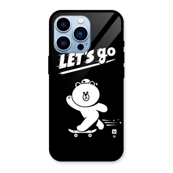 Lets Go Art Glass Back Case for iPhone 13 Pro