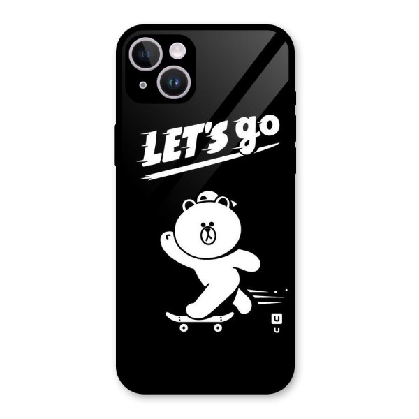 Lets Go Art Glass Back Case for iPhone 14 Plus