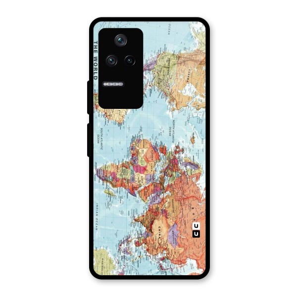 Lets Travel The World Glass Back Case for Poco F4 5G