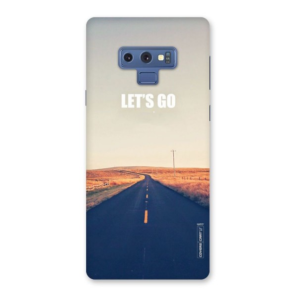 Lets Wander Back Case for Galaxy Note 9