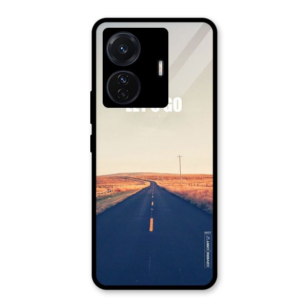 Lets Wander Glass Back Case for Vivo T1 Pro