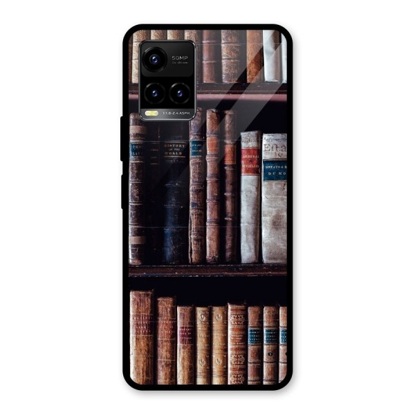 Library Love Glass Back Case for Vivo Y21 2021