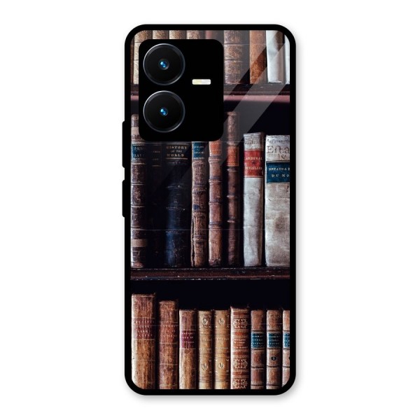 Library Love Glass Back Case for Vivo Y22