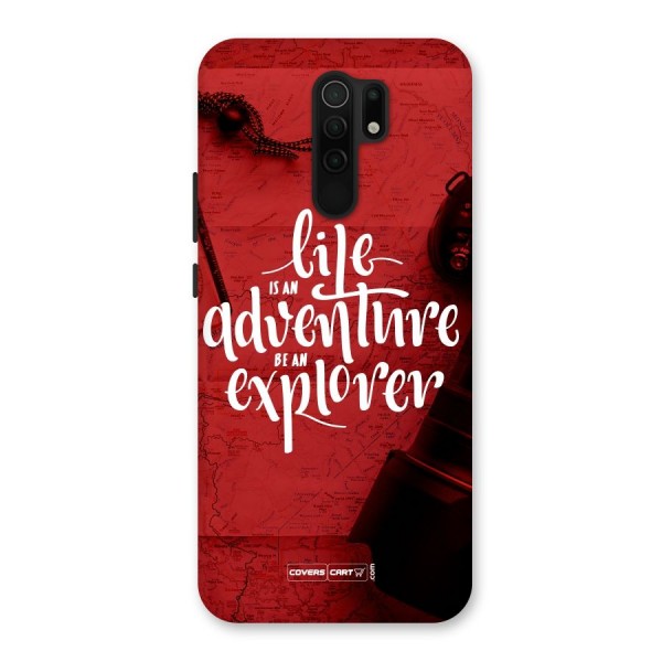 Life Adventure Explorer Back Case for Redmi 9 Prime