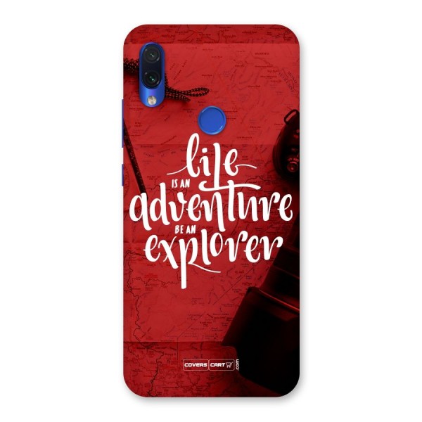 Life Adventure Explorer Back Case for Redmi Note 7