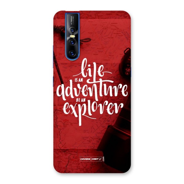 Life Adventure Explorer Back Case for Vivo V15 Pro