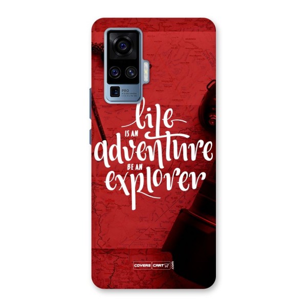 Life Adventure Explorer Back Case for Vivo X50 Pro