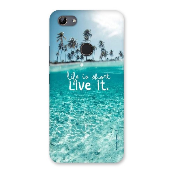 Life Is Short Back Case for Vivo Y81