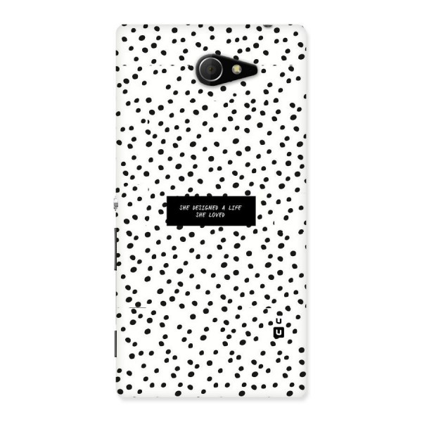 Life Loved Back Case for Sony Xperia M2