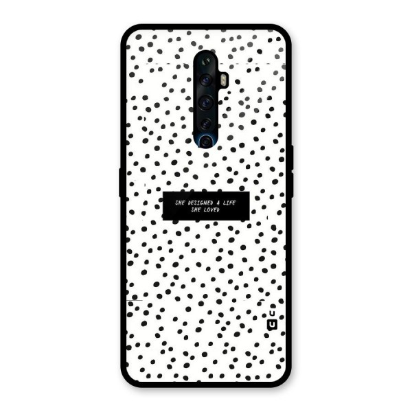 Life Loved Glass Back Case for Oppo Reno2 Z