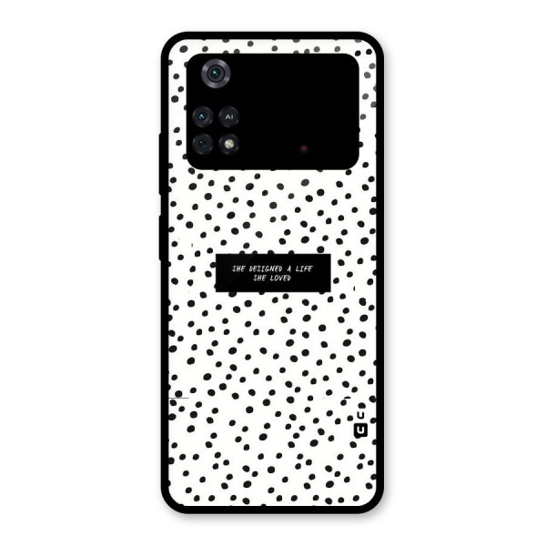 Life Loved Glass Back Case for Poco M4 Pro 4G