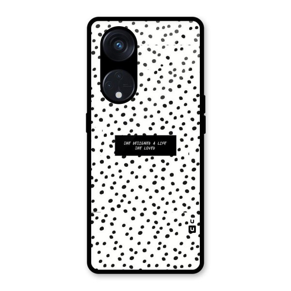 Life Loved Glass Back Case for Reno8 T 5G